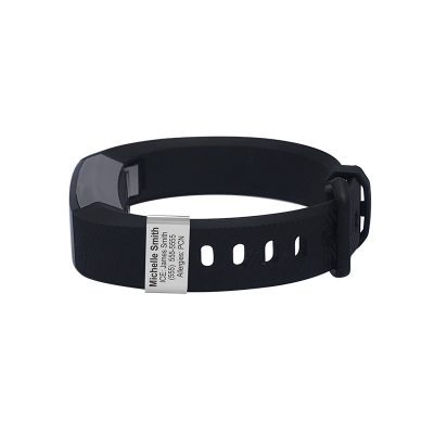 Customizable Badge for Fitbit Alta - Large Customized with ICE Information