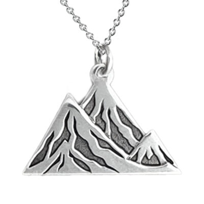 Longs Peak Pendant in Sterling Silver